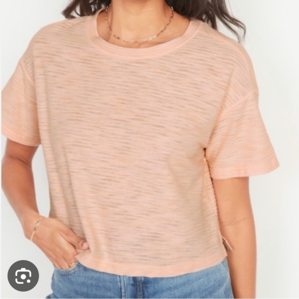 Old navy • Textured Cropped boxy tshirt